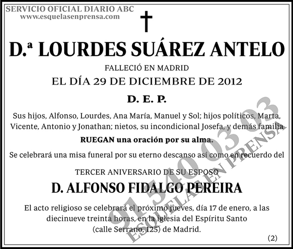 Lourdes Suárez Antelo